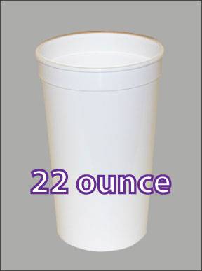 22 Ounce Royal Blue Plastic Cups from Beads by the Dozen, New Orleans