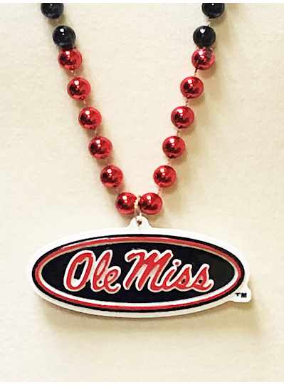 Sports Themes University of Mississippi Necklace