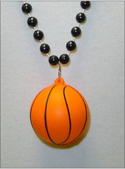 Basketball Beads, Sports Beads from Beads by the Dozen