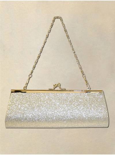 DUCHESS Women's Silver Glitter Sequin Clutch/Purse for Party/Cocktail :  Amazon.in: Fashion