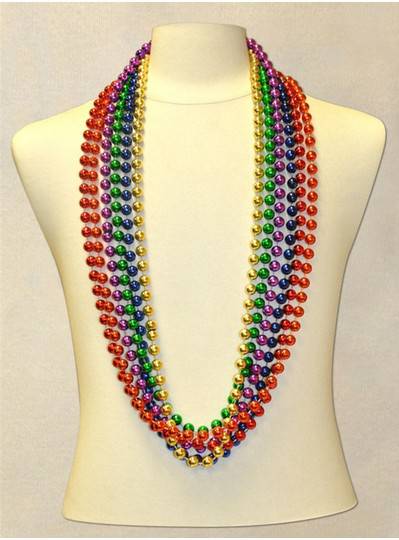 pride mardi gras beads