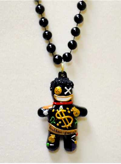 Goddess of Love Voodoo Doll Mardi Gras Bead - Copy