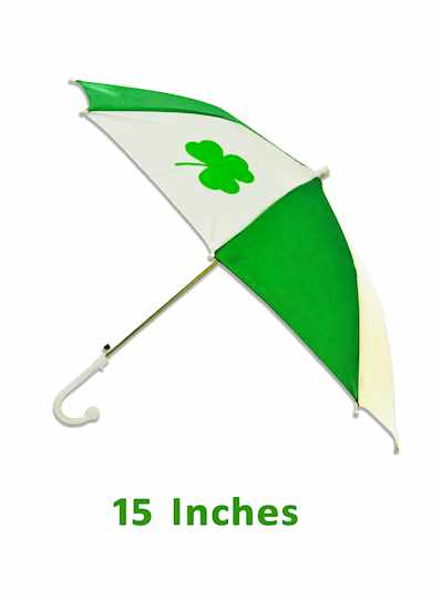 Second-Line Umbrella 15" Purple, Green & Gold Pane