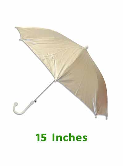 15" Silver Umbrella Wedding Second Line