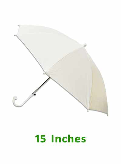 Second-Line Umbrella 15" White Panels - Copy