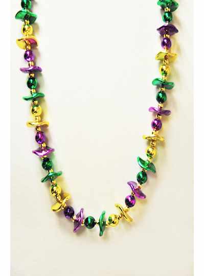 36" Purple, Green and Gold Round Wave Handstrung B