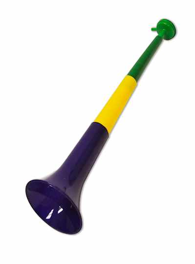 Purple, Green and Gold Vuvuzela