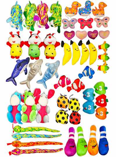 Plush Toys 50 Piece Plush Bag