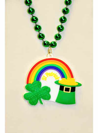 36" 10MM Green PVC Rainbow with Shamrock