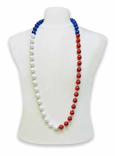 48" 18mm Red, White & Blue 3 Section Patriotic Thr