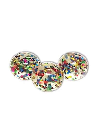 1.75" Sparkle Spot High Bounce Rubber Balls - DOZE