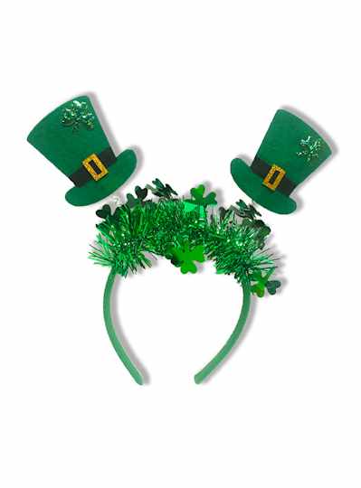 St. Patricks Day Hat Headband - Dozen - 12 Pieces