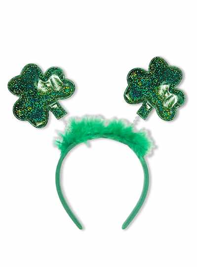 St. Patricks Day Shamrock Headband - Dozen - 12 Pi