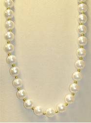 white pearl mardi gras beads