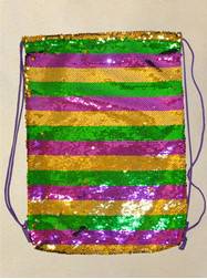 mardi gras zipper bead bags